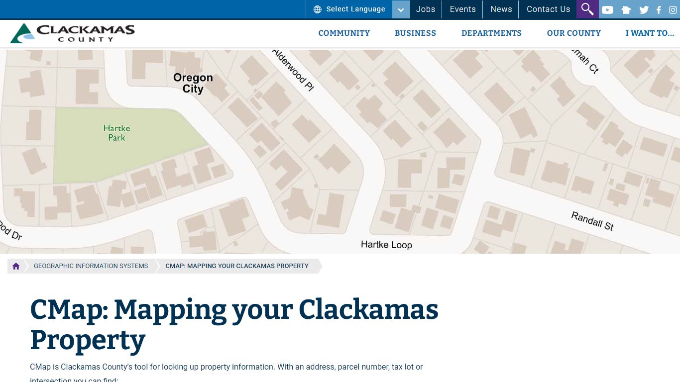 CMap: Mapping your Clackamas Property | Clackamas County